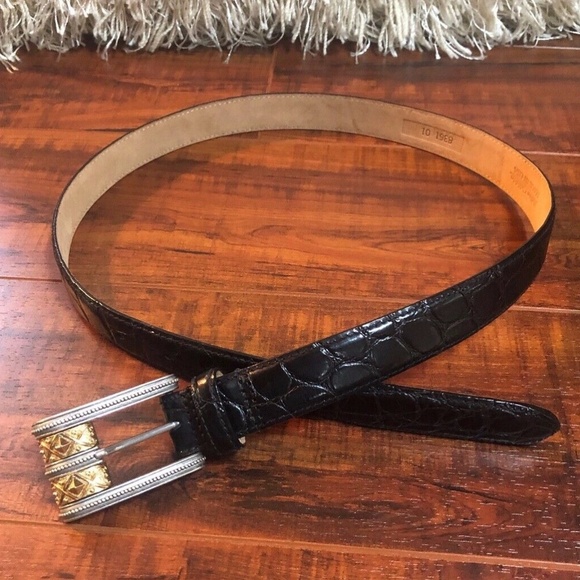 WCM NEW YORK BLACK CALFSKIN LEATHER BELT main image 6